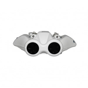 Accossato Radial Brake Caliper Forged Monoblock 108 mm white painted sintered pads  right only