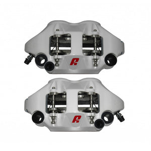 Accossato Radial Brake Caliper Forged Monoblock 108 mm white painted sintered pads  left and right