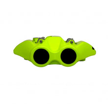 Load image into Gallery viewer, Accossato Radial Brake Caliper Forged Monoblock 108 mm yellow fluoro painted organic pads  right only