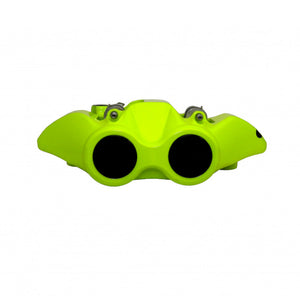 Accossato Radial Brake Caliper Forged Monoblock 108 mm yellow fluoro painted sintered pads  right only