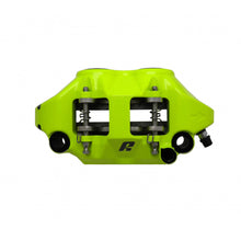 Load image into Gallery viewer, Accossato Radial Brake Caliper Forged Monoblock 108 mm yellow fluoro painted ZXC pads  right only