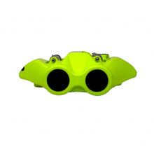 Load image into Gallery viewer, Accossato Radial Brake Caliper Forged Monoblock 108 mm yellow fluoro painted organic pads  left only