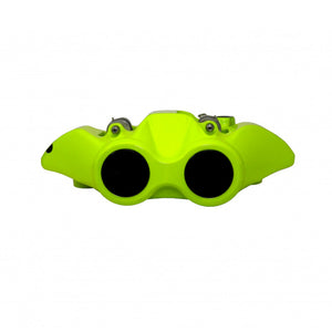 Accossato Radial Brake Caliper Forged Monoblock 108 mm yellow fluoro painted organic pads  left only