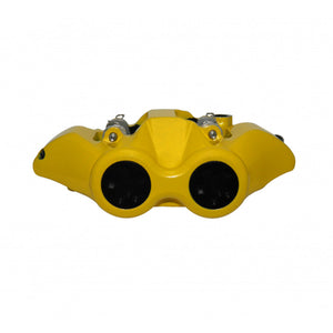 Accossato Radial Brake Caliper Forged Monoblock 108 mm yellow painted organic pads  left only