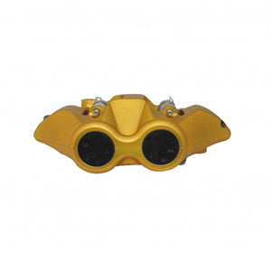 Accossato Radial Brake Caliper Forged Monoblock 108 mm gold anodised sintered pads  right only