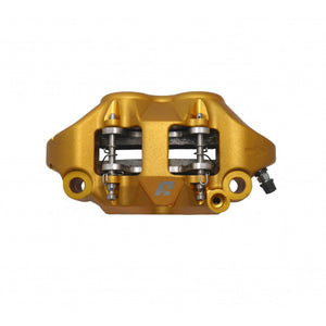 Accossato Radial Brake Caliper Forged Monoblock 108 mm gold anodised ZXC pads  right only