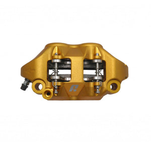 Accossato Radial Brake Caliper Forged Monoblock 108 mm gold anodised organic pads  left only