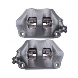 Accossato Radial Brake Caliper Forged Monoblock 100 mm grey anodised sintered pads  left and right