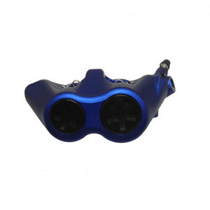 Accossato Radial Brake Caliper Forged Monoblock 100 mm blue anodised sintered pads  left only