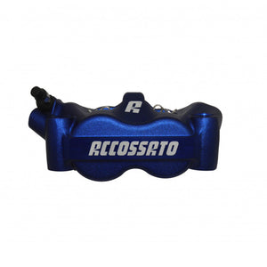 Accossato Radial Brake Caliper Forged Monoblock 100 mm blue anodised sintered pads  left only