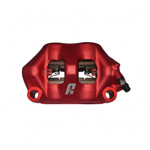 Accossato Radial Brake Caliper Forged Monoblock 100 mm red anodised ZXC pads  right only