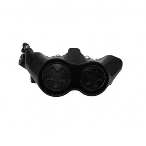 Accossato Radial Brake Caliper Forged Monoblock 100 mm black painted ZXC pads  right only