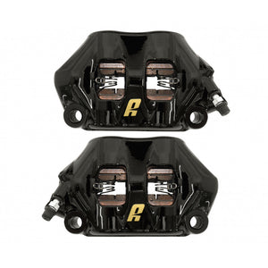 Accossato Radial Brake Caliper Forged Monoblock 100 mm black painted sintered pads  left and right