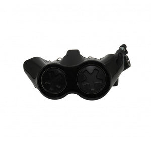 Accossato Radial Brake Caliper Forged Monoblock 100 mm black painted ZXC pads  left only