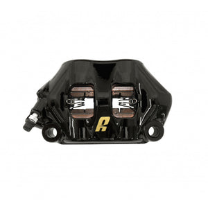 Accossato Radial Brake Caliper Forged Monoblock 100 mm black painted ZXC pads  left only