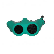 Load image into Gallery viewer, Accossato Radial Brake Caliper Forged Monoblock 100 mm teal painted ZXC pads  left only