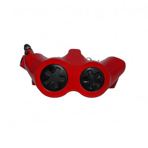 Accossato Radial Brake Caliper Forged Monoblock 100 mm red painted sintered pads  right only