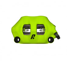Load image into Gallery viewer, Accossato Radial Brake Caliper Forged Monoblock 100 mm green fluoro painted ZXC pads  right only