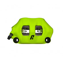 Load image into Gallery viewer, Accossato Radial Brake Caliper Forged Monoblock 100 mm green fluoro painted sintered pads  left only