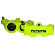 Load image into Gallery viewer, Accossato Radial Brake Caliper Forged Monoblock 100 mm green fluoro painted ZXC pads  left and right