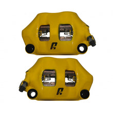 Load image into Gallery viewer, Accossato Radial Brake Caliper Forged Monoblock 100 mm yellow painted sintered pads  left and right