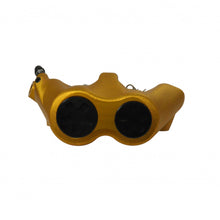 Load image into Gallery viewer, Accossato Radial Brake Caliper Forged Monoblock 100 mm gold anodised ZXC pads  right only
