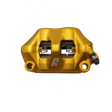 Load image into Gallery viewer, Accossato Radial Brake Caliper Forged Monoblock 100 mm gold anodised ZXC pads  right only