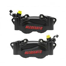 Load image into Gallery viewer, Accossato Radial Brake Caliper Set CNC 2 piece 100 mm ST  black