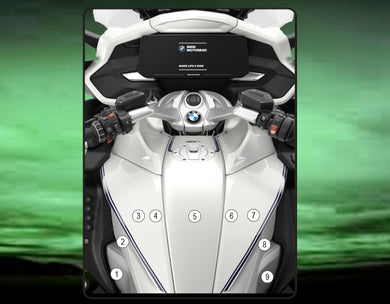 Eazi-Guard Tank Protection Film for BMW K1600 GTL B  matte