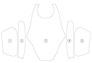 Eazi-Guard Tank Protection Film for Kawasaki Versys 650  matte