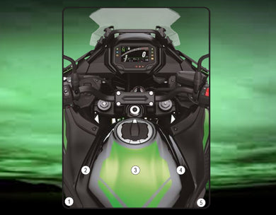 Eazi-Guard Tank Protection Film for Kawasaki Versys 650  matte