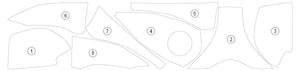 Eazi-Guard Tank Protection Film for Suzuki Hayabusa Gen III  matte