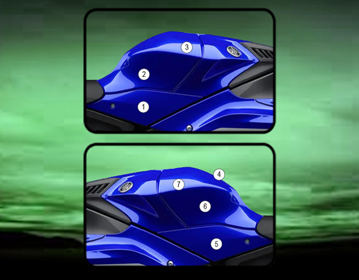 Eazi-Guard Tank Protection Film for Yamaha YZF-R1  matte