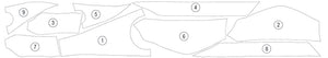 Eazi-Guard Tank Protection Film for Yamaha YZF-R7  gloss